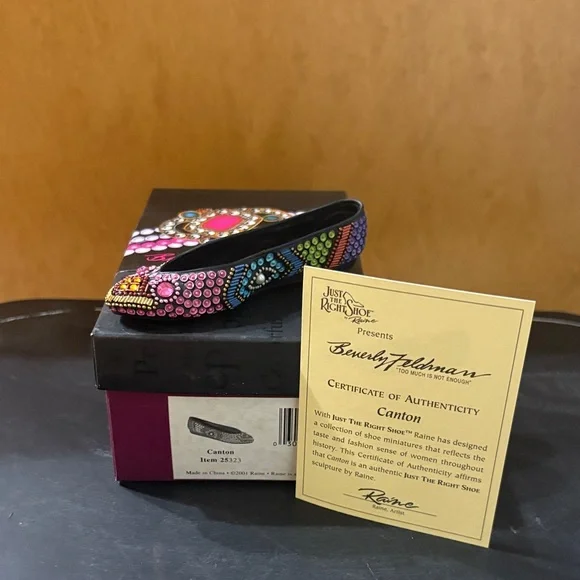 Just The Right Shoe Multicolor Embellished Flats - Picture 2 of 5